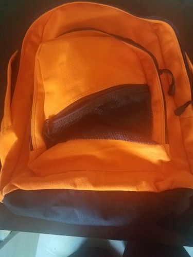 Orange backpack hunting - orange,